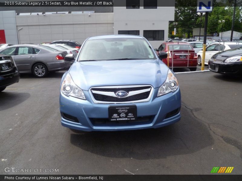 Sky Blue Metallic / Off Black 2010 Subaru Legacy 2.5i Sedan