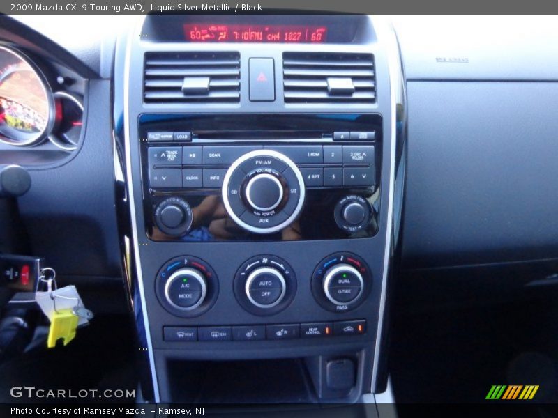 Liquid Silver Metallic / Black 2009 Mazda CX-9 Touring AWD