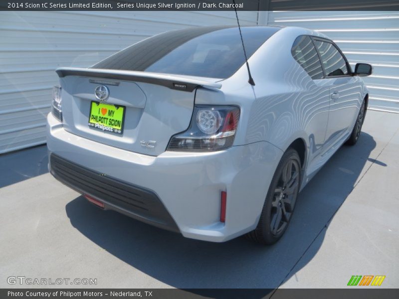 Series Unique Silver Ignition / Dark Charcoal 2014 Scion tC Series Limited Edition