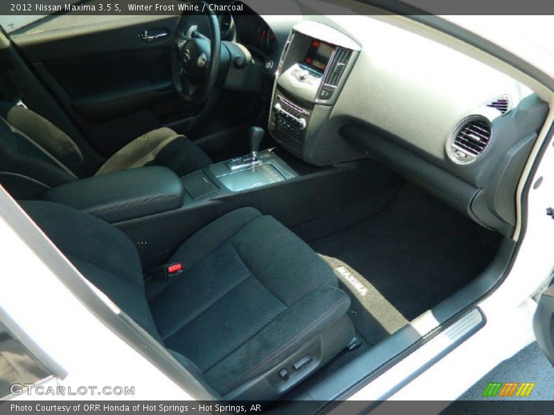 Winter Frost White / Charcoal 2012 Nissan Maxima 3.5 S