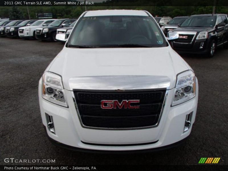 Summit White / Jet Black 2013 GMC Terrain SLE AWD