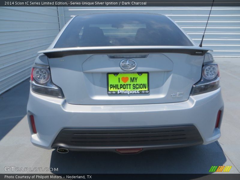 Series Unique Silver Ignition / Dark Charcoal 2014 Scion tC Series Limited Edition