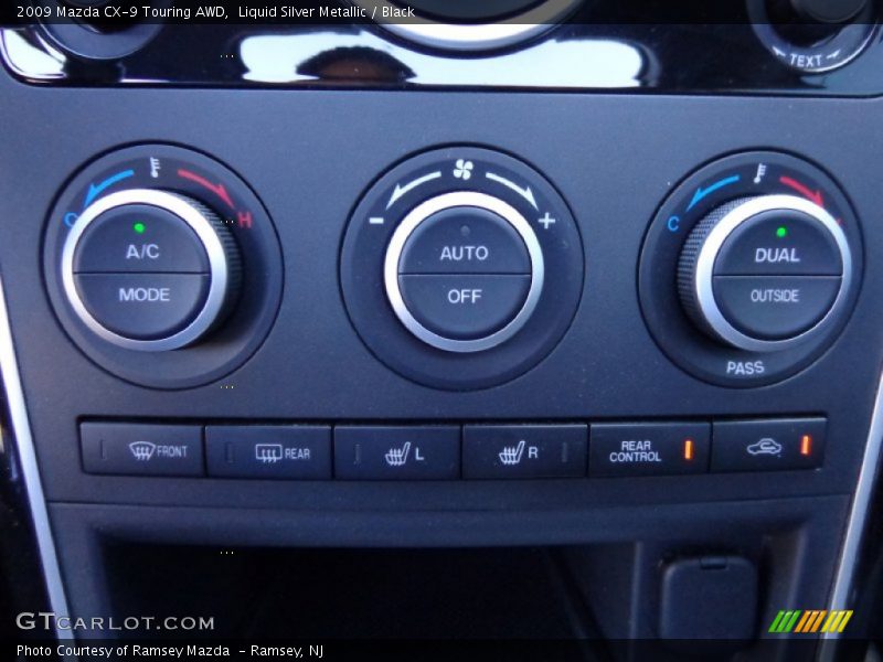 Liquid Silver Metallic / Black 2009 Mazda CX-9 Touring AWD