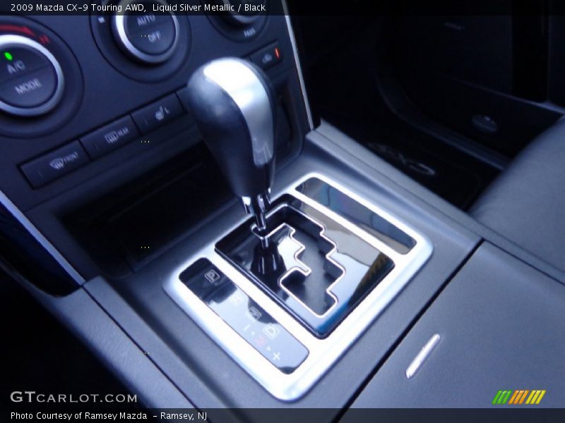 Liquid Silver Metallic / Black 2009 Mazda CX-9 Touring AWD