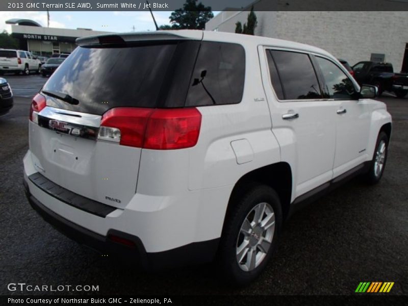 Summit White / Jet Black 2013 GMC Terrain SLE AWD