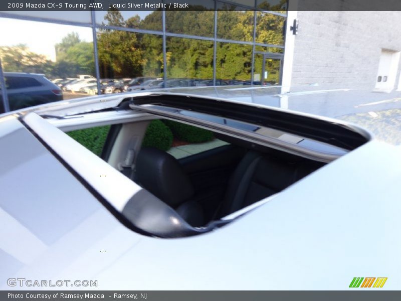 Liquid Silver Metallic / Black 2009 Mazda CX-9 Touring AWD