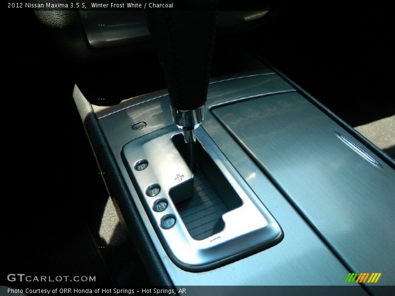 Winter Frost White / Charcoal 2012 Nissan Maxima 3.5 S