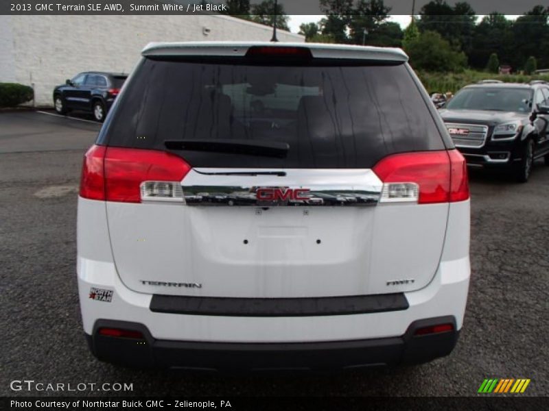 Summit White / Jet Black 2013 GMC Terrain SLE AWD