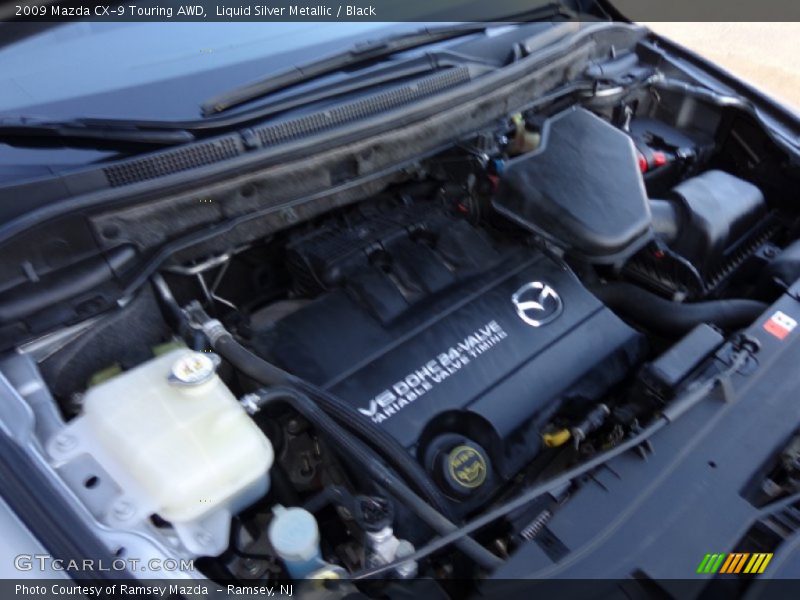 Liquid Silver Metallic / Black 2009 Mazda CX-9 Touring AWD