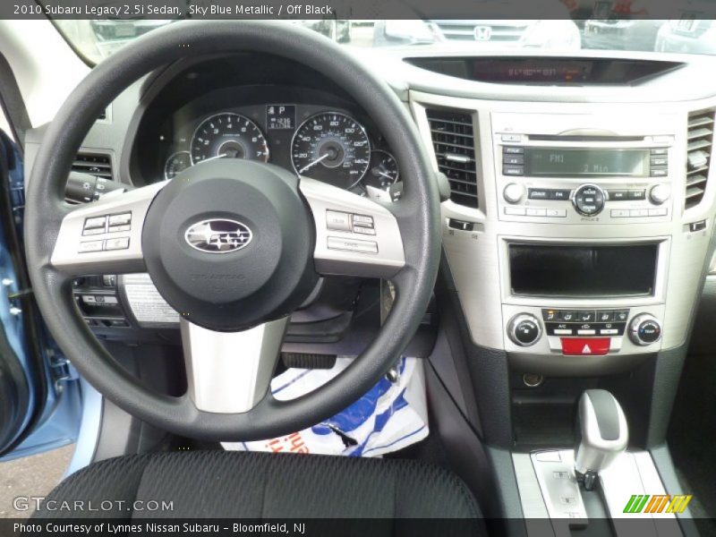 Sky Blue Metallic / Off Black 2010 Subaru Legacy 2.5i Sedan
