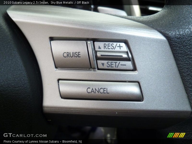 Sky Blue Metallic / Off Black 2010 Subaru Legacy 2.5i Sedan