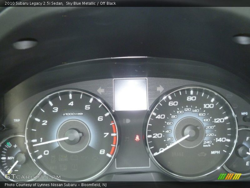 Sky Blue Metallic / Off Black 2010 Subaru Legacy 2.5i Sedan