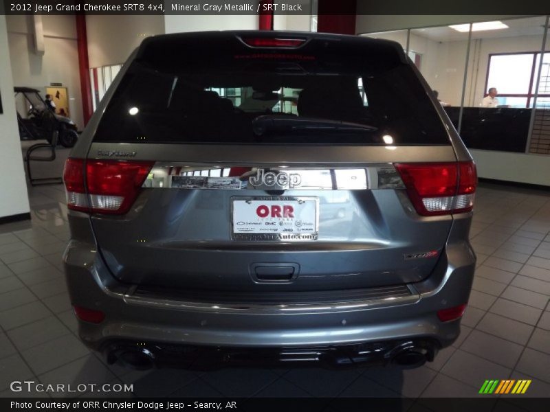 Mineral Gray Metallic / SRT Black 2012 Jeep Grand Cherokee SRT8 4x4