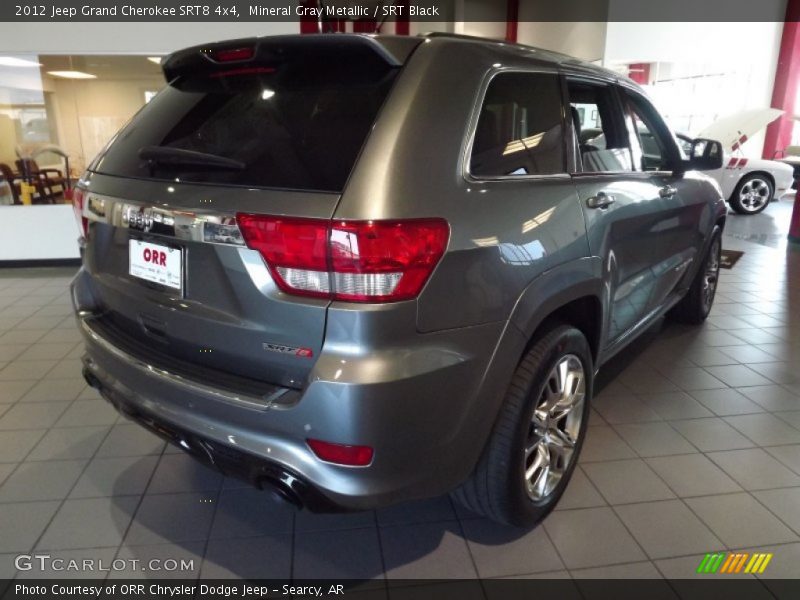 Mineral Gray Metallic / SRT Black 2012 Jeep Grand Cherokee SRT8 4x4