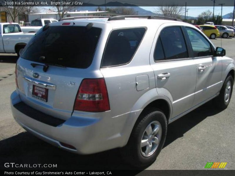 Bright Silver / Gray 2008 Kia Sorento LX 4x4