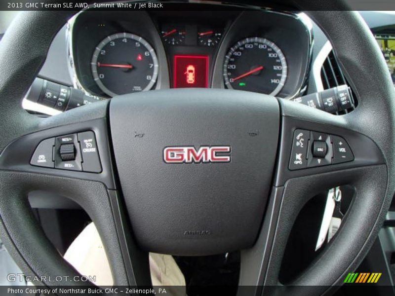 Summit White / Jet Black 2013 GMC Terrain SLE AWD