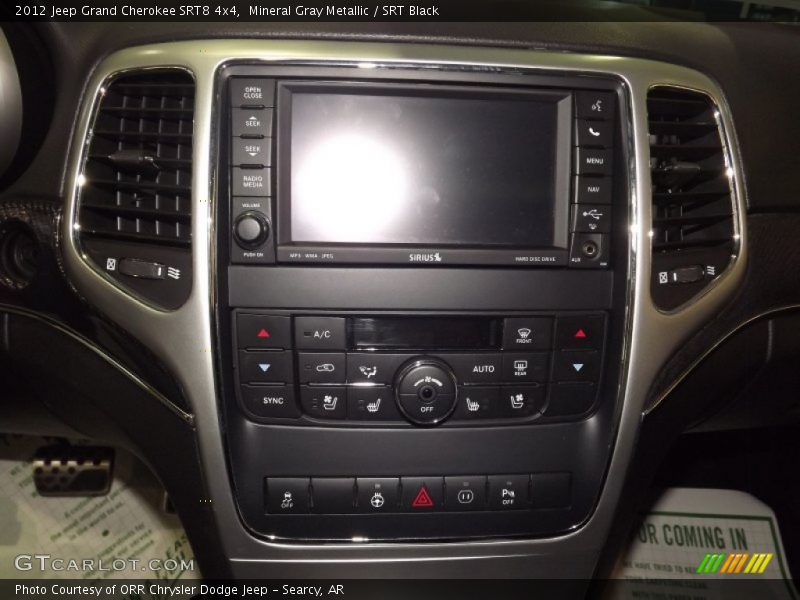 Mineral Gray Metallic / SRT Black 2012 Jeep Grand Cherokee SRT8 4x4