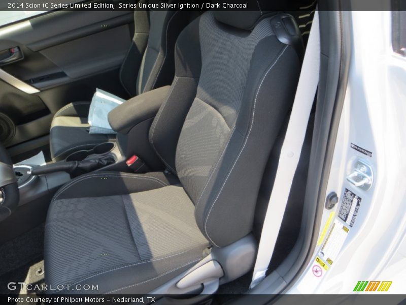 Front Seat of 2014 tC Series Limited Edition