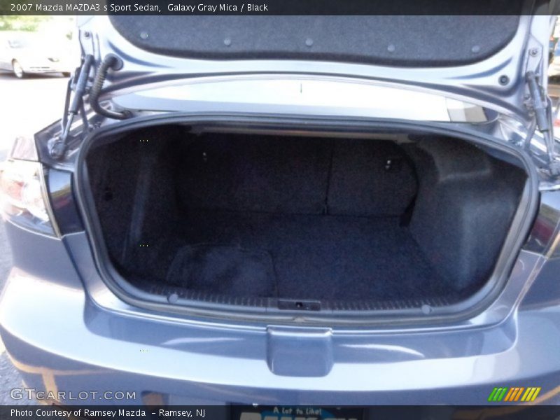 Galaxy Gray Mica / Black 2007 Mazda MAZDA3 s Sport Sedan