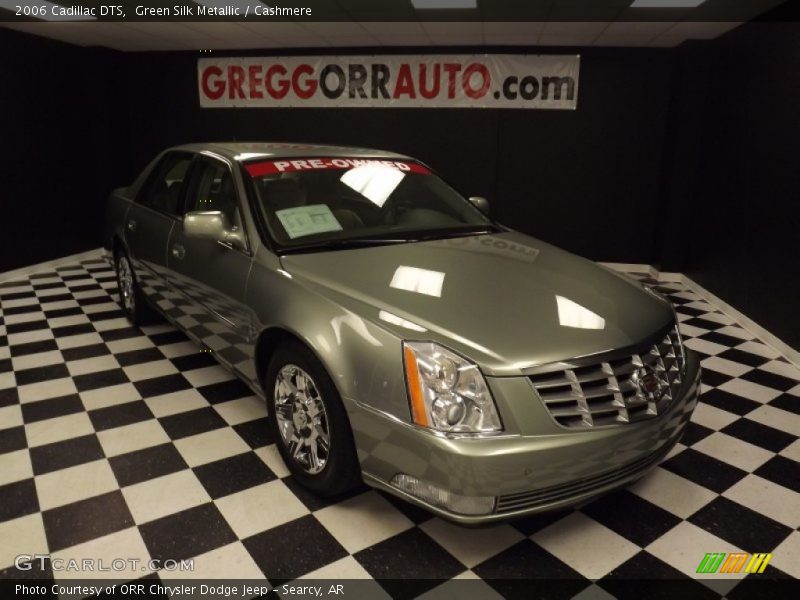Green Silk Metallic / Cashmere 2006 Cadillac DTS