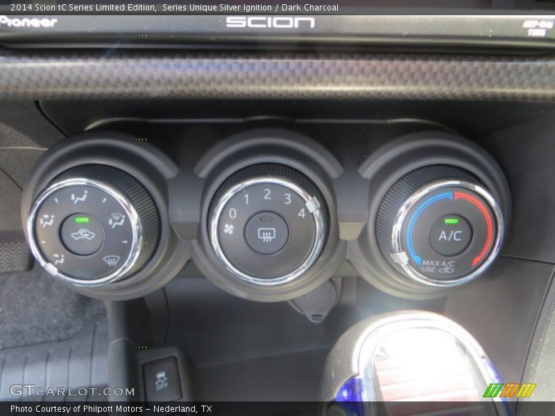 Controls of 2014 tC Series Limited Edition