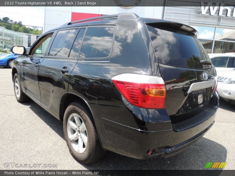 Black / Sand Beige 2010 Toyota Highlander V6 4WD