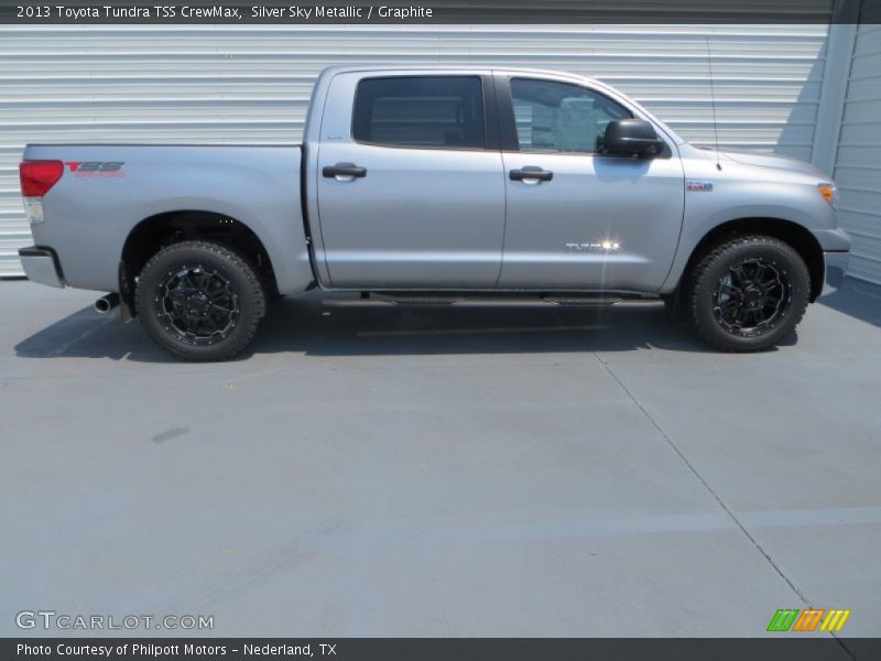 Silver Sky Metallic / Graphite 2013 Toyota Tundra TSS CrewMax