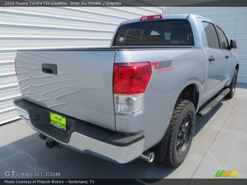 Silver Sky Metallic / Graphite 2013 Toyota Tundra TSS CrewMax