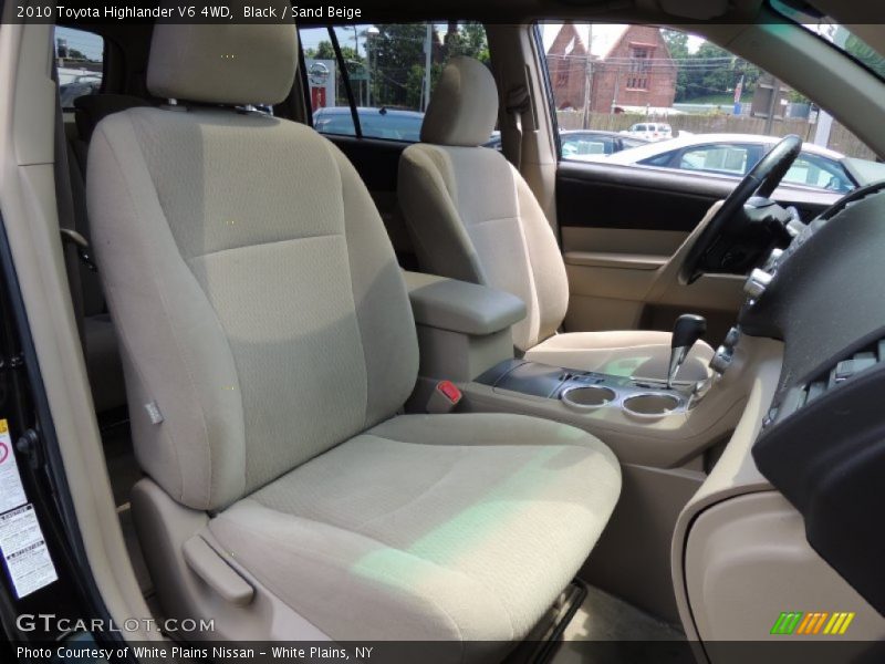 Black / Sand Beige 2010 Toyota Highlander V6 4WD