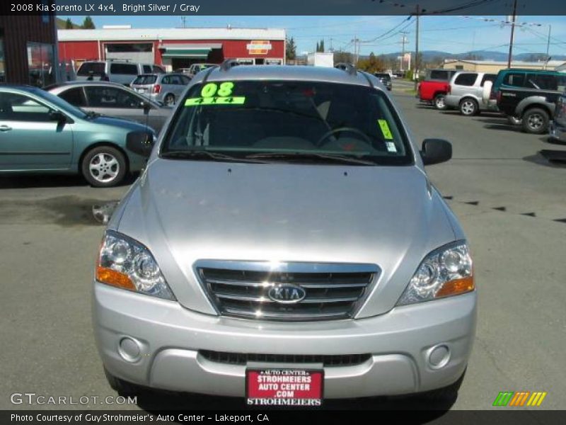 Bright Silver / Gray 2008 Kia Sorento LX 4x4