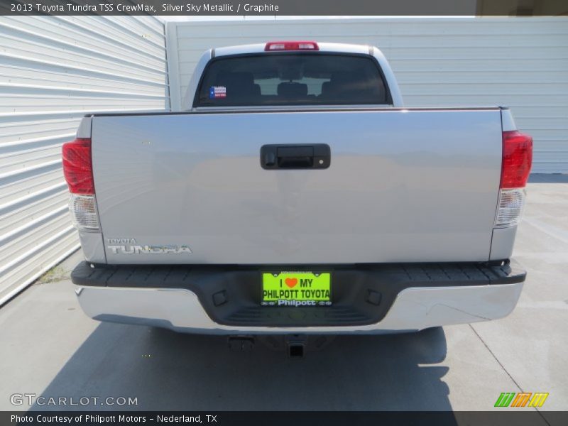 Silver Sky Metallic / Graphite 2013 Toyota Tundra TSS CrewMax