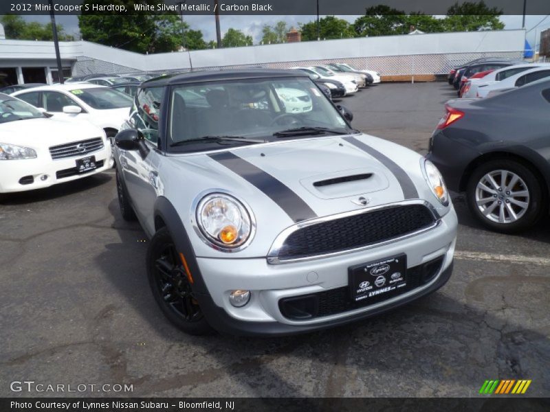 White Silver Metallic / Carbon Black 2012 Mini Cooper S Hardtop
