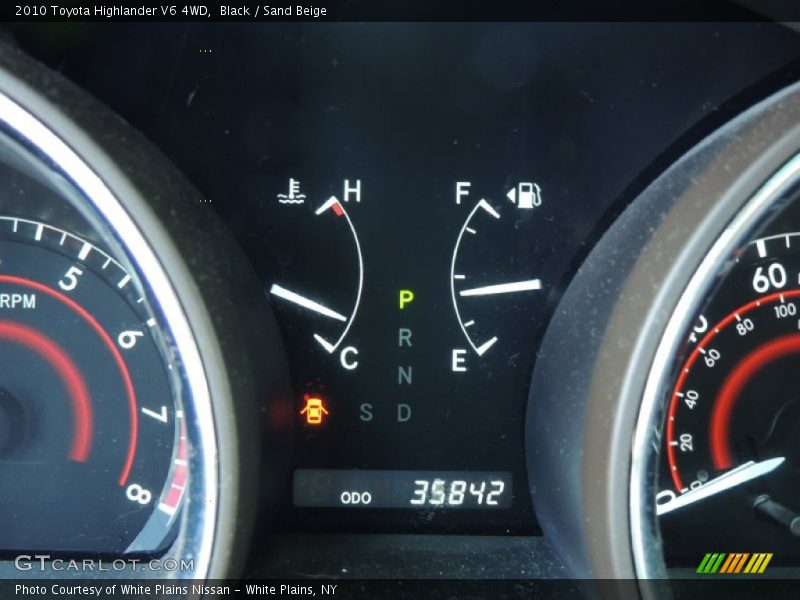 Black / Sand Beige 2010 Toyota Highlander V6 4WD