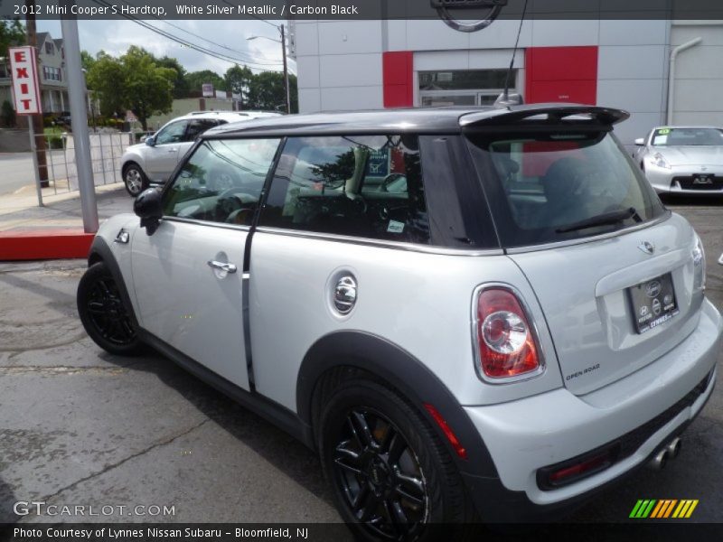 White Silver Metallic / Carbon Black 2012 Mini Cooper S Hardtop