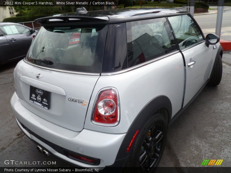White Silver Metallic / Carbon Black 2012 Mini Cooper S Hardtop