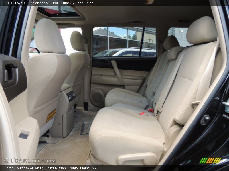 Black / Sand Beige 2010 Toyota Highlander V6 4WD