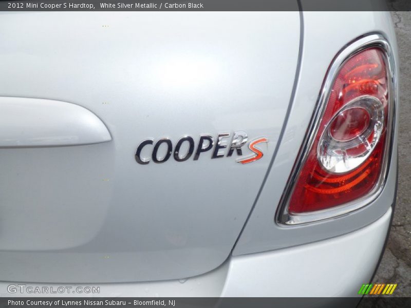 White Silver Metallic / Carbon Black 2012 Mini Cooper S Hardtop