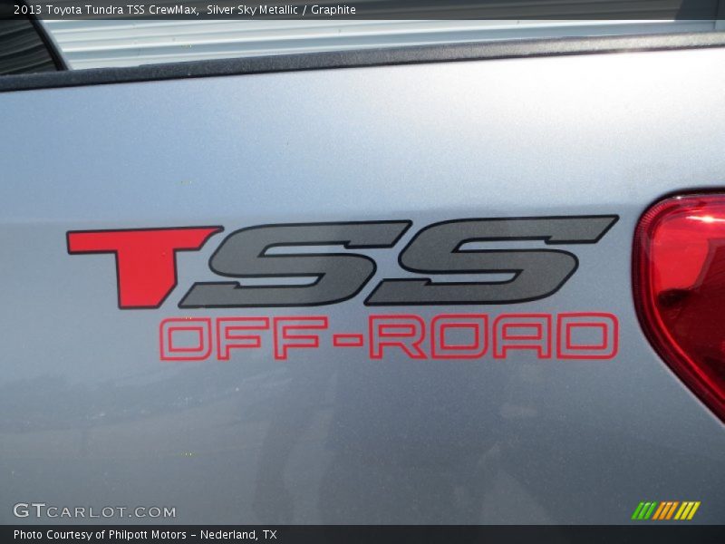 Silver Sky Metallic / Graphite 2013 Toyota Tundra TSS CrewMax