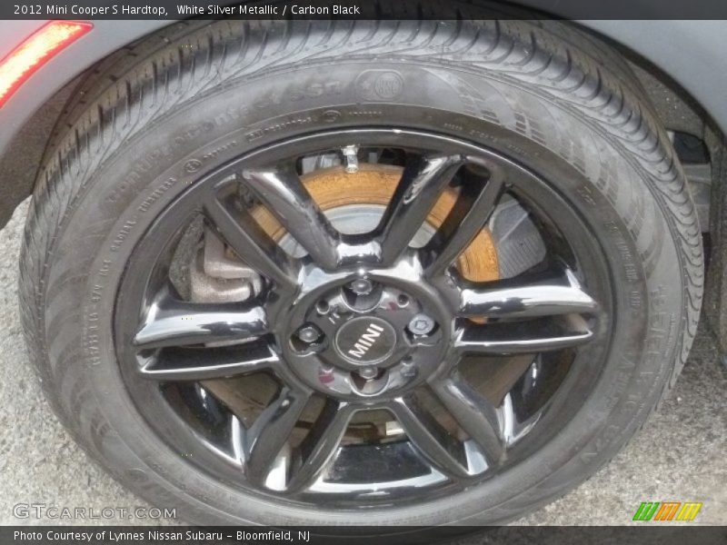 White Silver Metallic / Carbon Black 2012 Mini Cooper S Hardtop