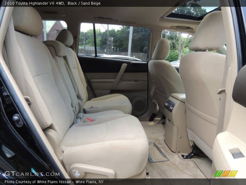 Black / Sand Beige 2010 Toyota Highlander V6 4WD