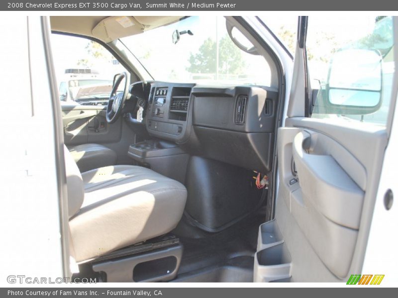 Summit White / Medium Pewter 2008 Chevrolet Express EXT 3500 Cargo Van
