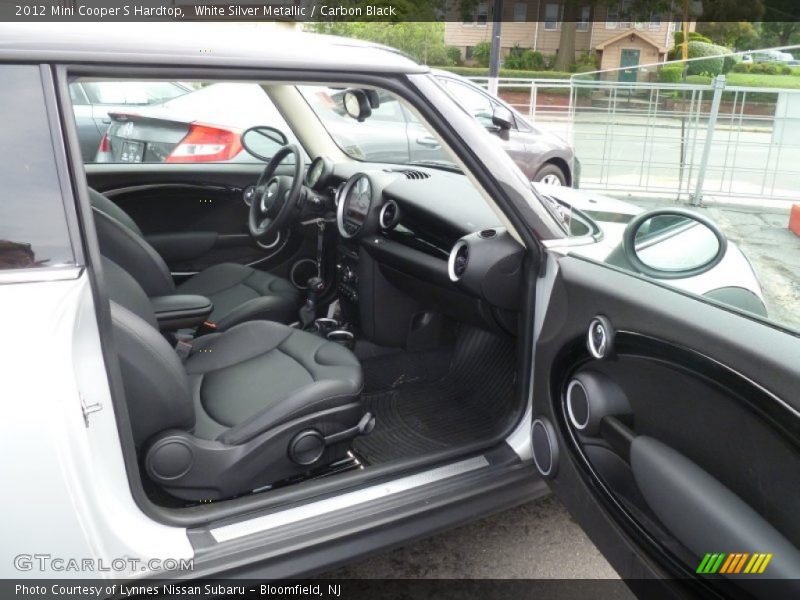White Silver Metallic / Carbon Black 2012 Mini Cooper S Hardtop