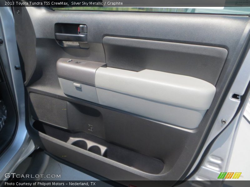 Silver Sky Metallic / Graphite 2013 Toyota Tundra TSS CrewMax