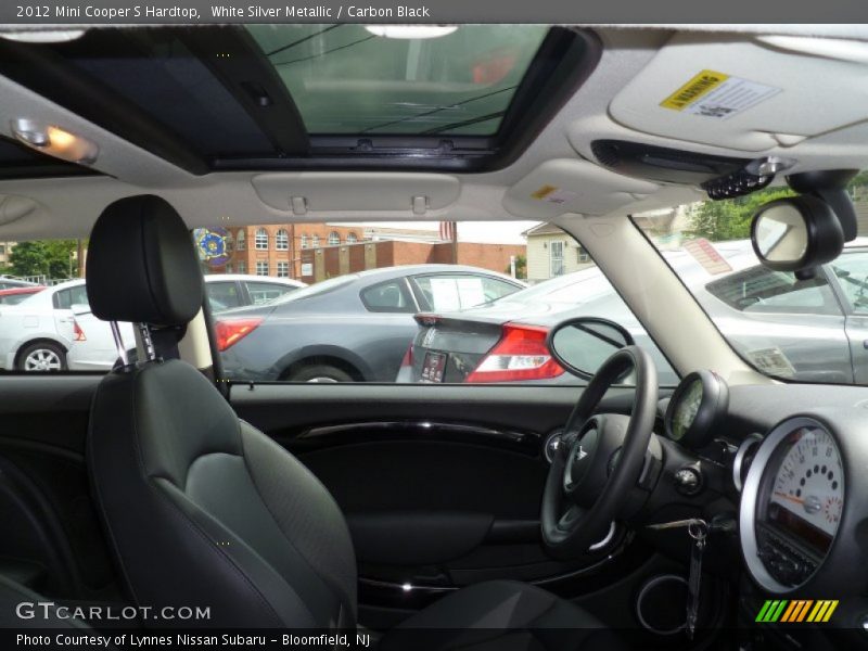 White Silver Metallic / Carbon Black 2012 Mini Cooper S Hardtop