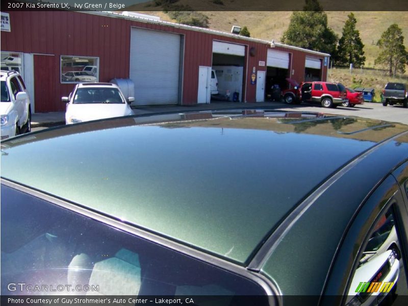 Ivy Green / Beige 2007 Kia Sorento LX