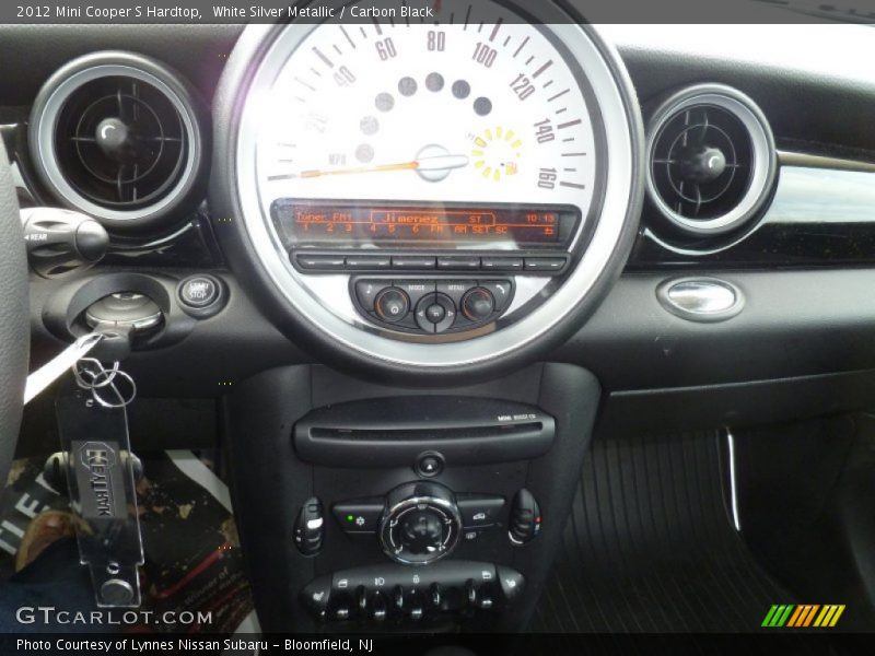 White Silver Metallic / Carbon Black 2012 Mini Cooper S Hardtop