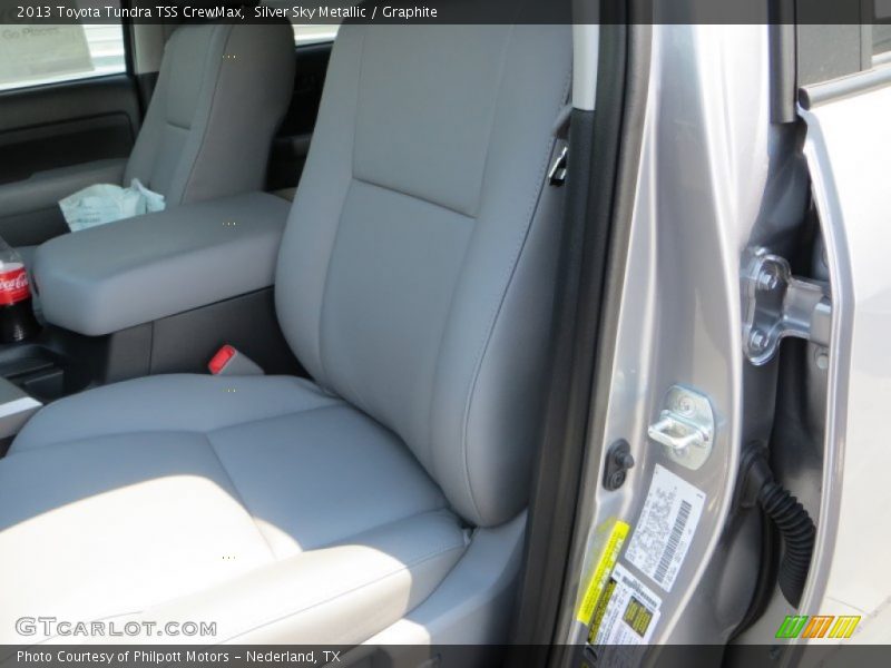 Silver Sky Metallic / Graphite 2013 Toyota Tundra TSS CrewMax