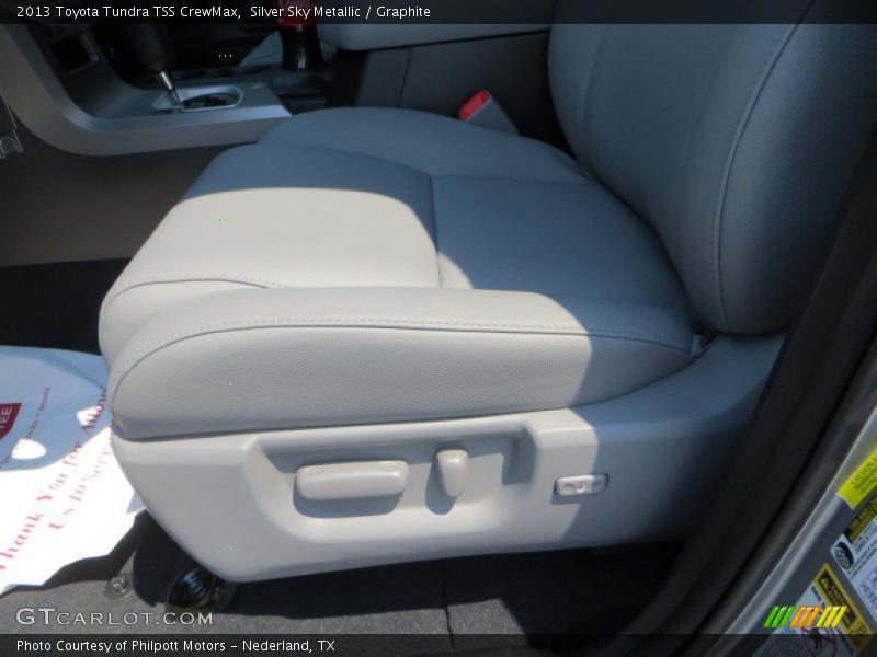 Silver Sky Metallic / Graphite 2013 Toyota Tundra TSS CrewMax