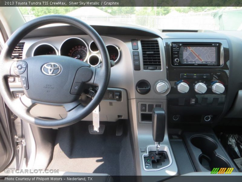 Silver Sky Metallic / Graphite 2013 Toyota Tundra TSS CrewMax