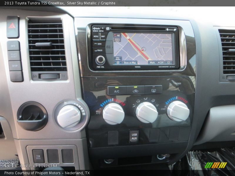 Silver Sky Metallic / Graphite 2013 Toyota Tundra TSS CrewMax